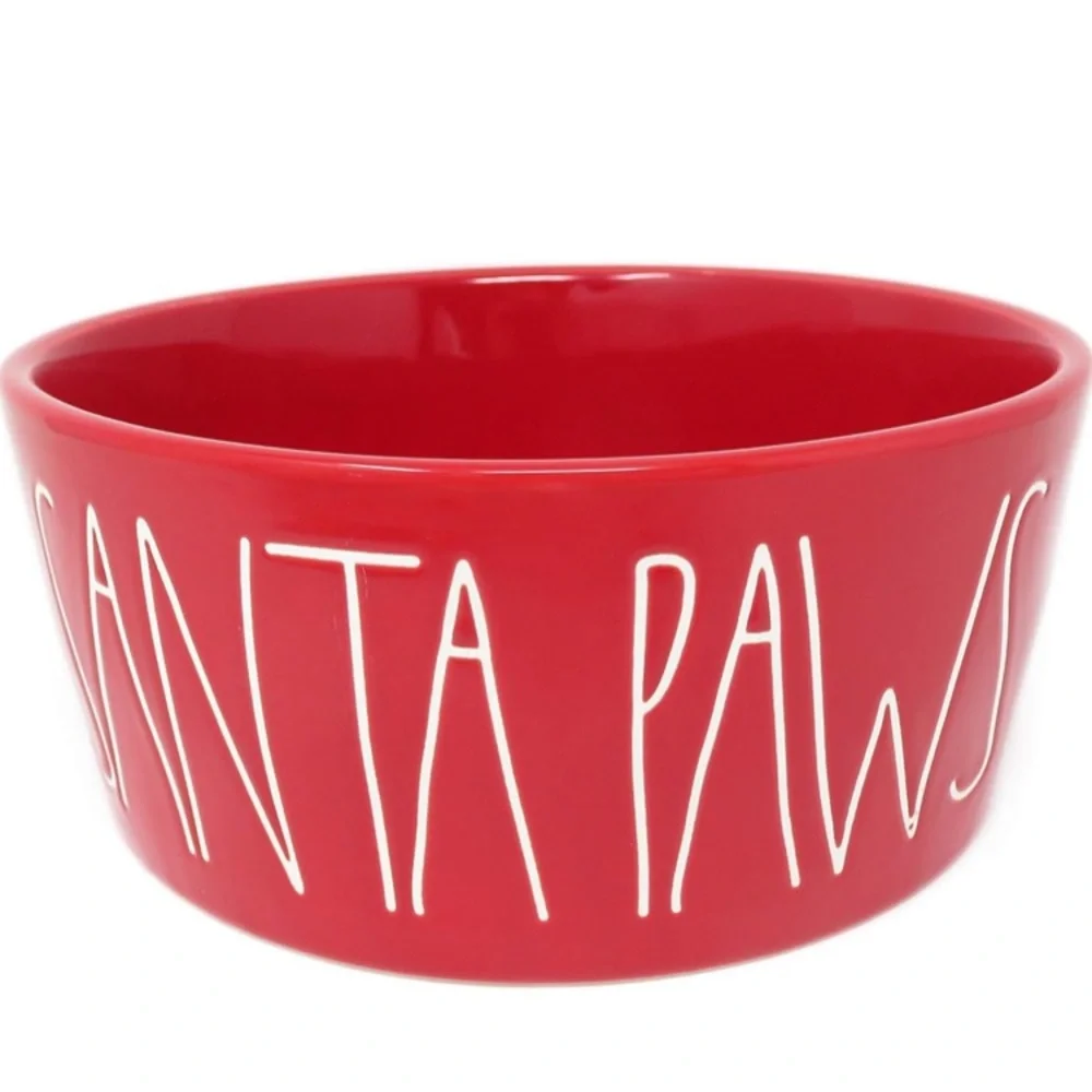Rae Dunn Christmas Dog Bowl